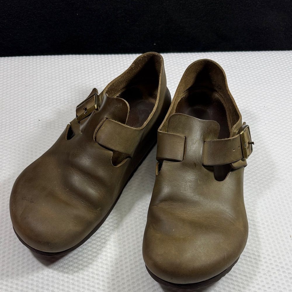 Birkenstock London Oiled Leather Shoes Size 42